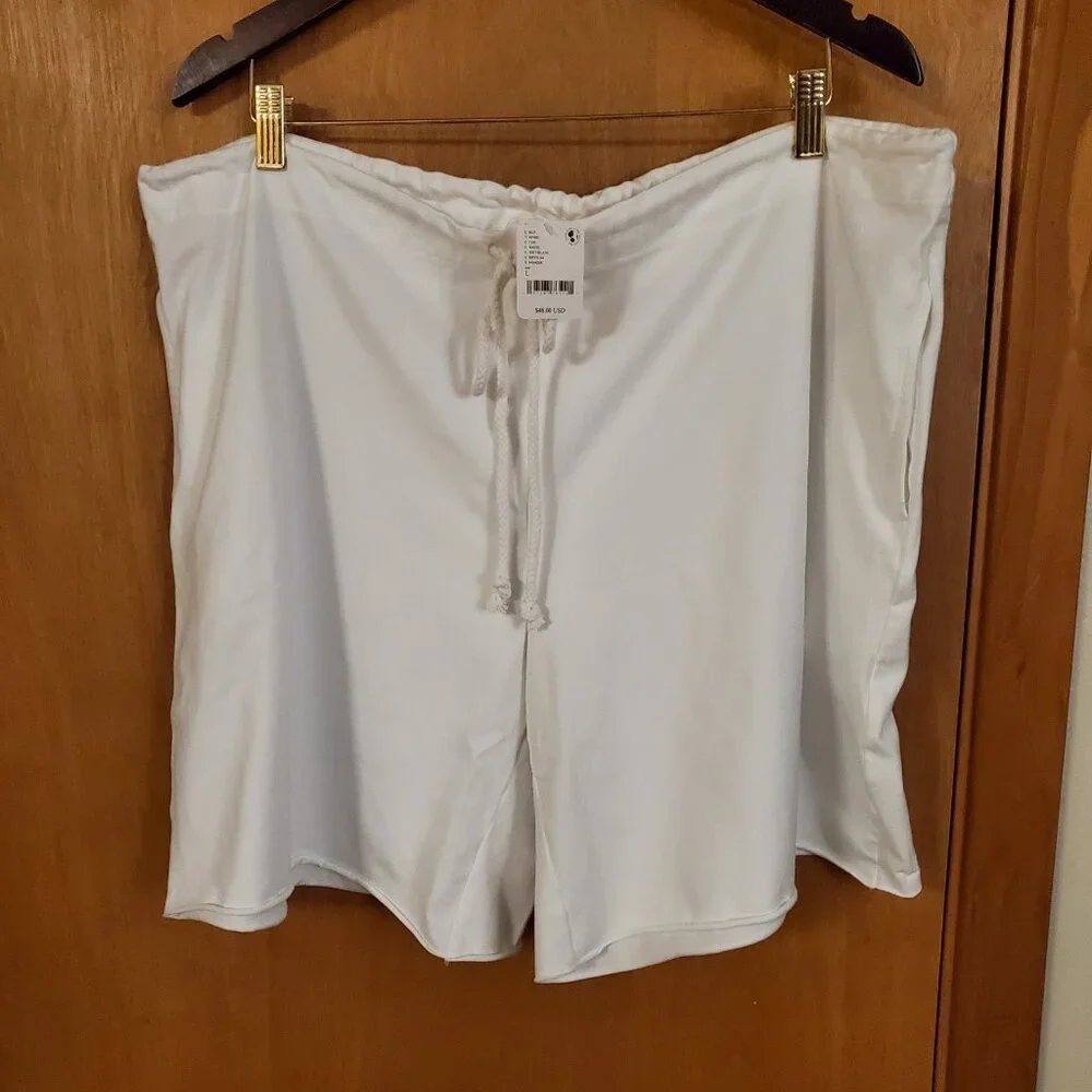 Free People Easy Rider Shorts Women's Large White NWT - Picture 3 of 7